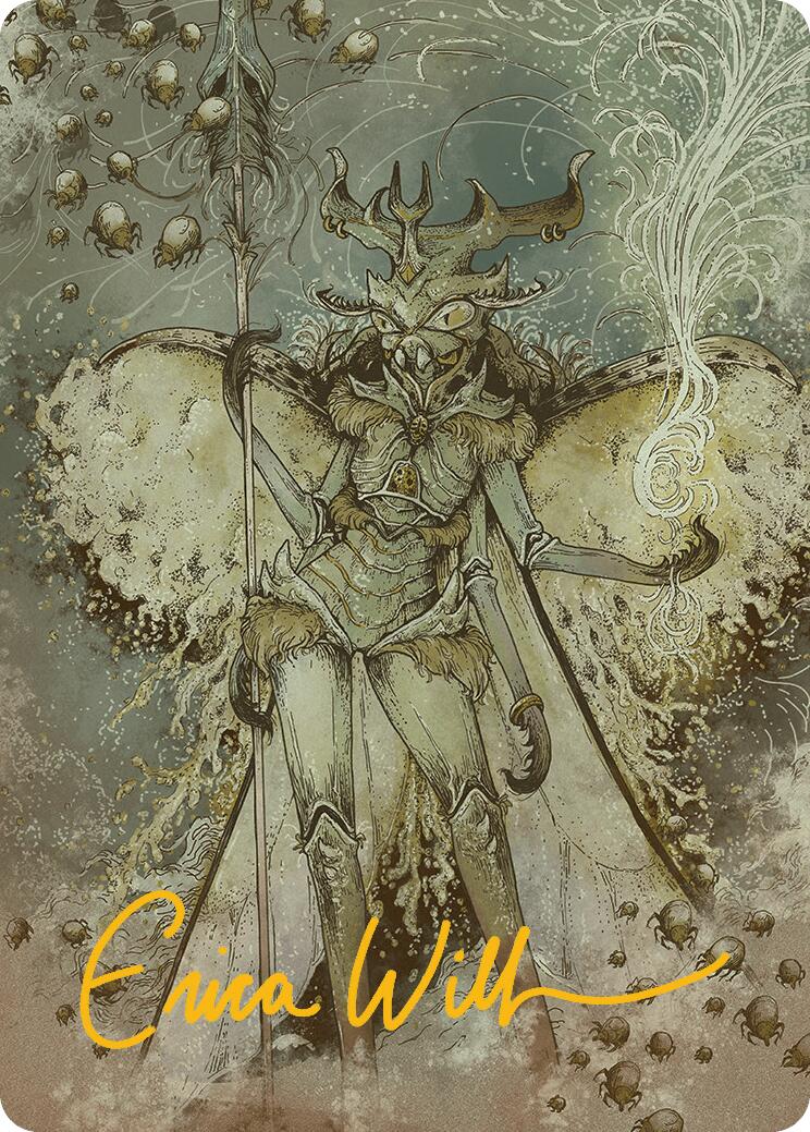 Aatchik, Emerald Radian Art Card (6/54) (Gold-Stamped Signature) [Aetherdrift Art Series] | Clutch Gaming