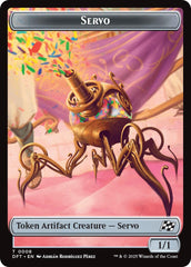 Servo // Thopter (0009) Double-Sided Token [Aetherdrift Tokens] | Clutch Gaming