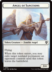 Angel of Sanctions // Vizier of Many Faces Double-Sided Token [Aetherdrift Commander] | Clutch Gaming