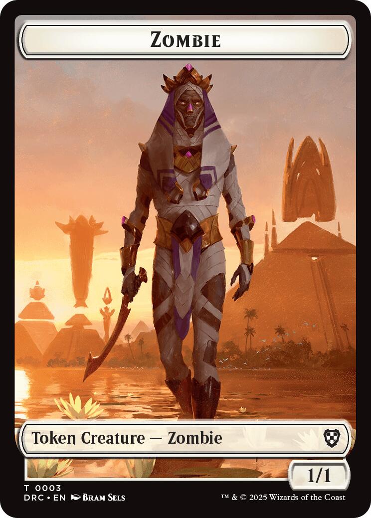 Champion of Wits // Zombie (0003) Double-Sided Token [Aetherdrift Tokens] | Clutch Gaming