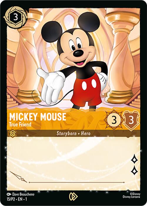Mickey Mouse - True Friend (15) [Promo Cards] | Clutch Gaming