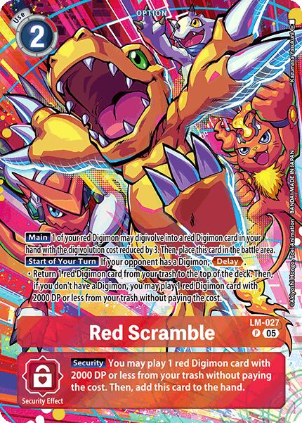Red Scramble [LM-027] (Alternate Art) [Starter Deck: Protector of Light] | Clutch Gaming