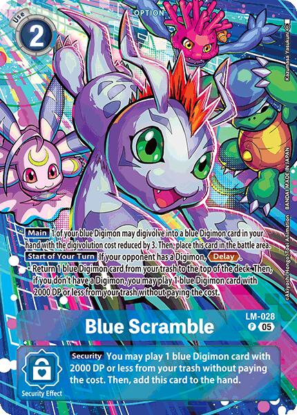 Blue Scramble [LM-028] (Alternate Art) [Starter Deck: Protector of Light] | Clutch Gaming