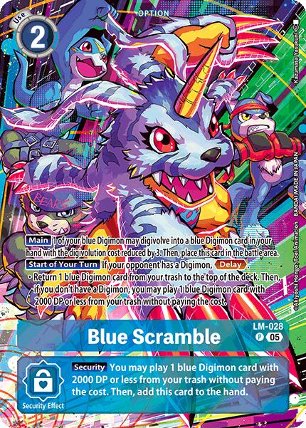 Blue Scramble [LM-028] (Alternate Art) [Starter Deck: Hero of Hope] | Clutch Gaming