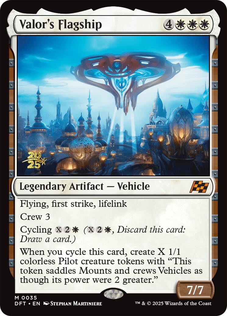 Valor's Flagship [Aetherdrift Prerelease Promos] | Clutch Gaming