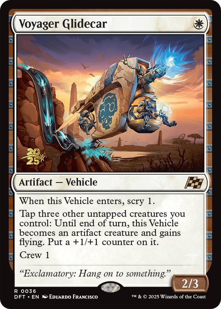 Voyager Glidecar [Aetherdrift Prerelease Promos] | Clutch Gaming