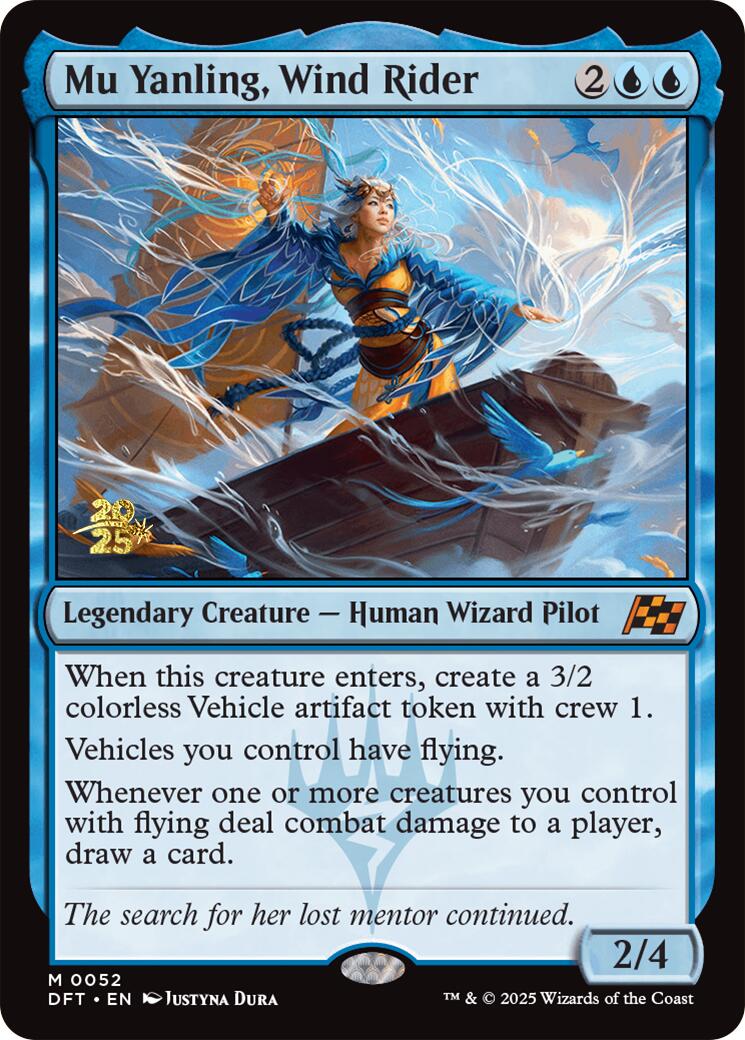 Mu Yanling, Wind Rider [Aetherdrift Prerelease Promos] | Clutch Gaming