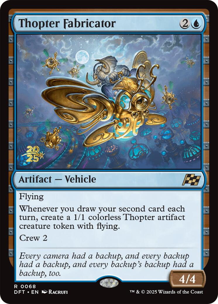 Thopter Fabricator [Aetherdrift Prerelease Promos] | Clutch Gaming