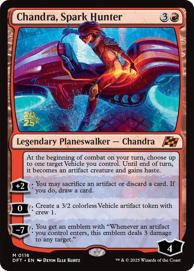 Chandra, Spark Hunter [Aetherdrift Prerelease Promos] | Clutch Gaming