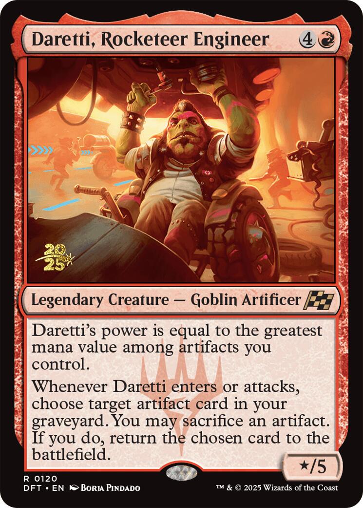 Daretti, Rocketeer Engineer [Aetherdrift Prerelease Promos] | Clutch Gaming