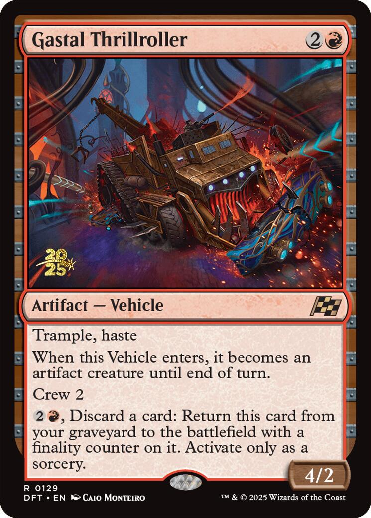 Gastal Thrillroller [Aetherdrift Prerelease Promos] | Clutch Gaming