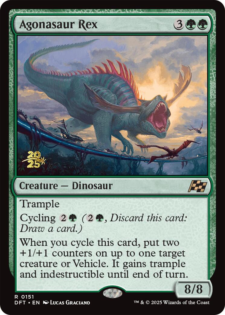 Agonasaur Rex [Aetherdrift Prerelease Promos] | Clutch Gaming