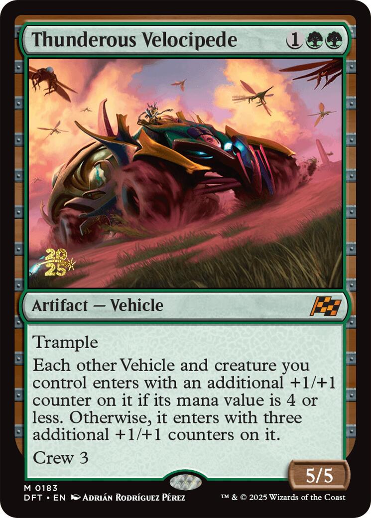 Thunderous Velocipede [Aetherdrift Prerelease Promos] | Clutch Gaming