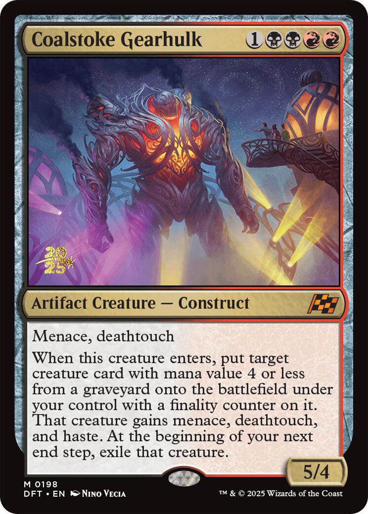 Coalstoke Gearhulk [Aetherdrift Prerelease Promos] | Clutch Gaming