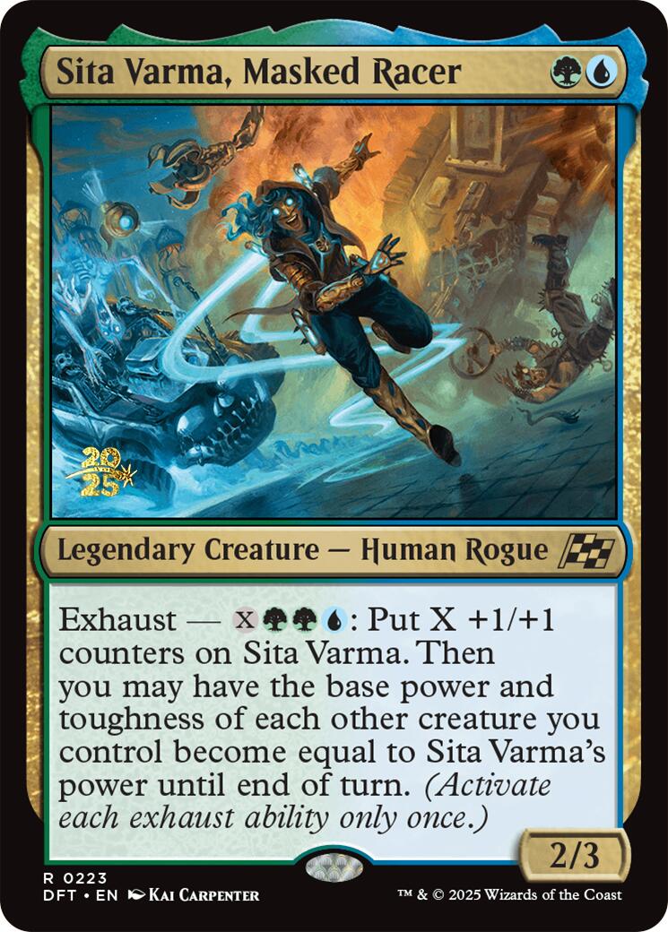 Sita Varma, Masked Racer [Aetherdrift Prerelease Promos] | Clutch Gaming