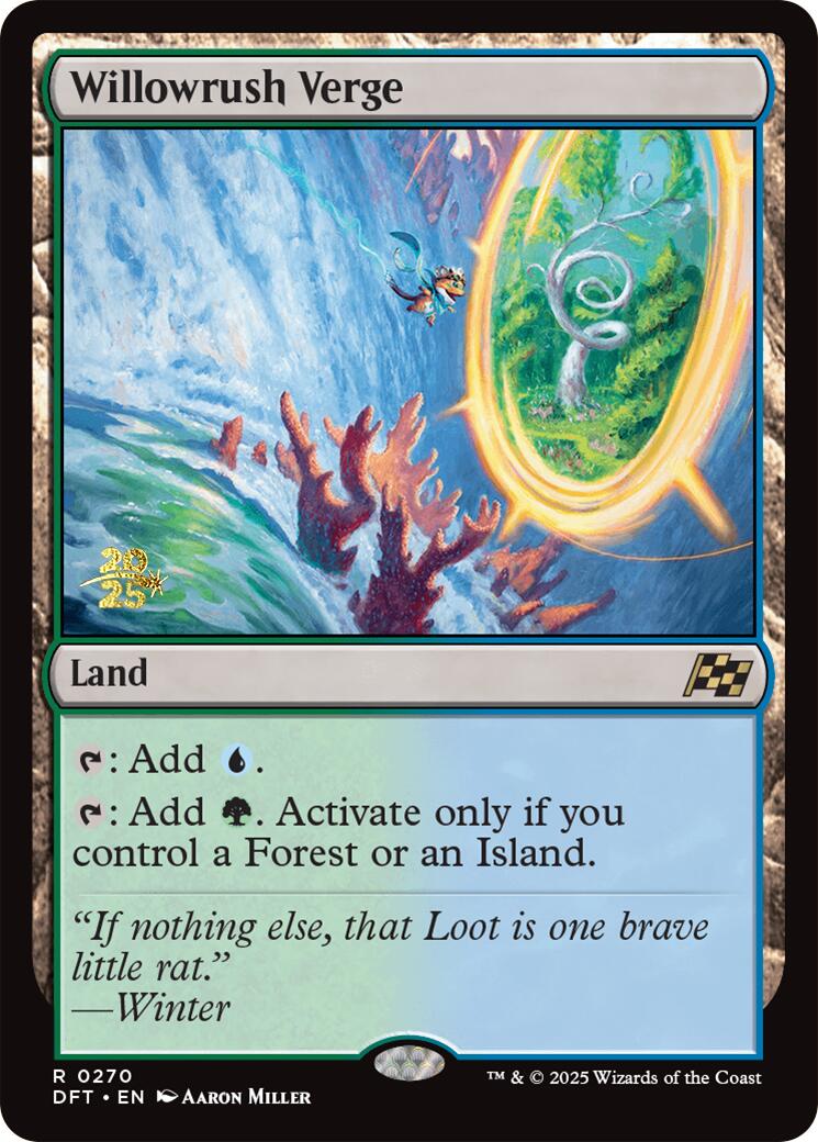 Willowrush Verge [Aetherdrift Prerelease Promos] | Clutch Gaming