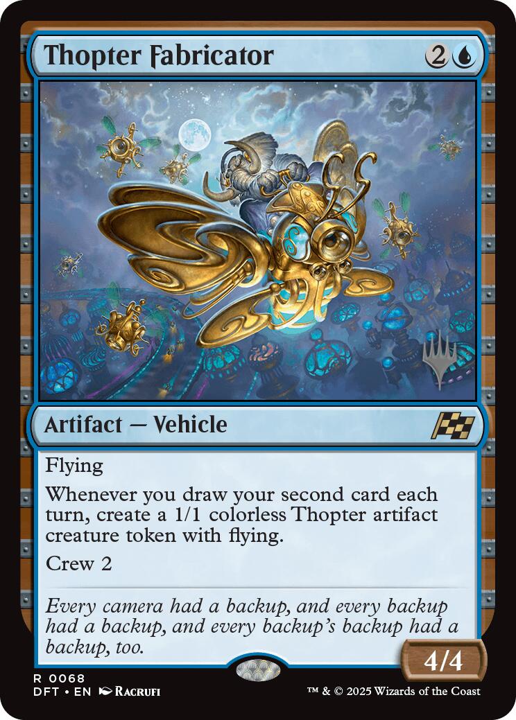 Thopter Fabricator [Aetherdrift Promos] | Clutch Gaming