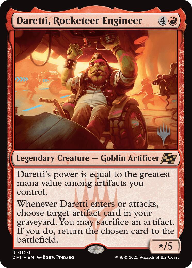 Daretti, Rocketeer Engineer [Aetherdrift Promos] | Clutch Gaming