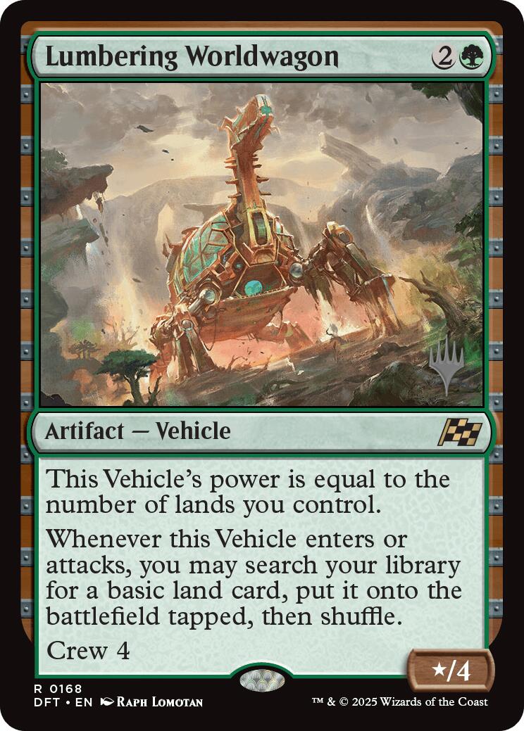 Lumbering Worldwagon [Aetherdrift Promos] | Clutch Gaming