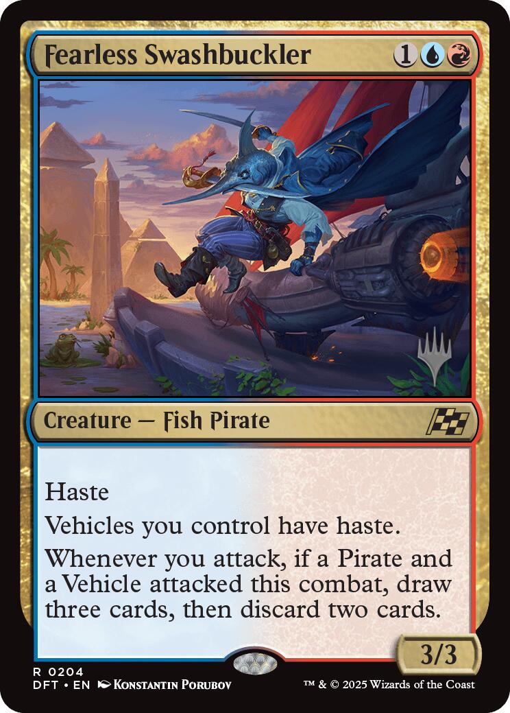 Fearless Swashbuckler [Aetherdrift Promos] | Clutch Gaming