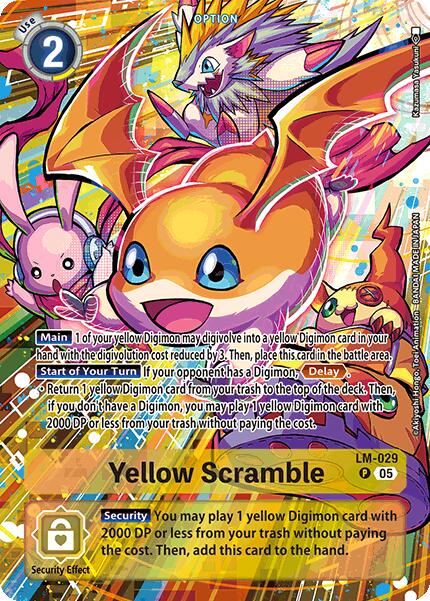 Yellow Scramble [LM-029] (Alternate Art) [Starter Deck: Hero of Hope] | Clutch Gaming