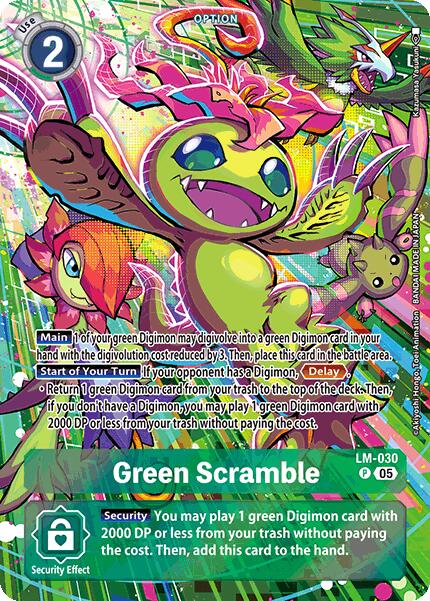 Green Scramble [LM-030] (Alternate Art) [Starter Deck: Hero of Hope] | Clutch Gaming