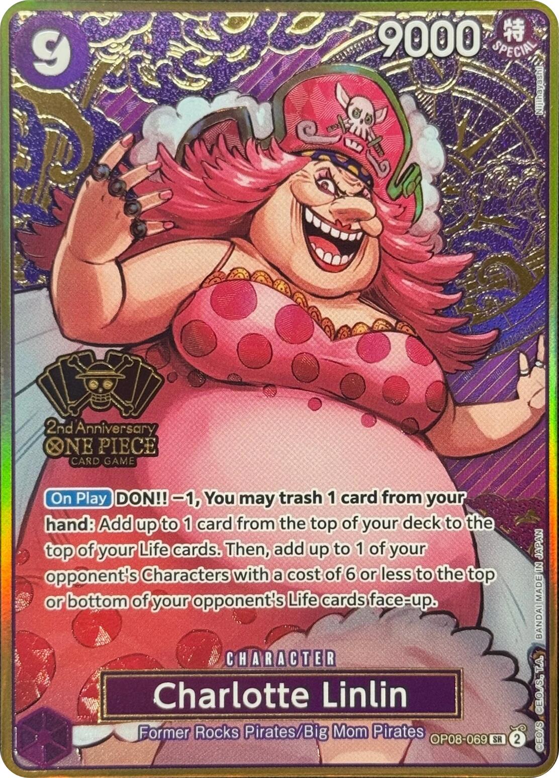Charlotte Linlin (Japanese Version 2nd Anniversary Set) [One Piece Promotion Cards] | Clutch Gaming