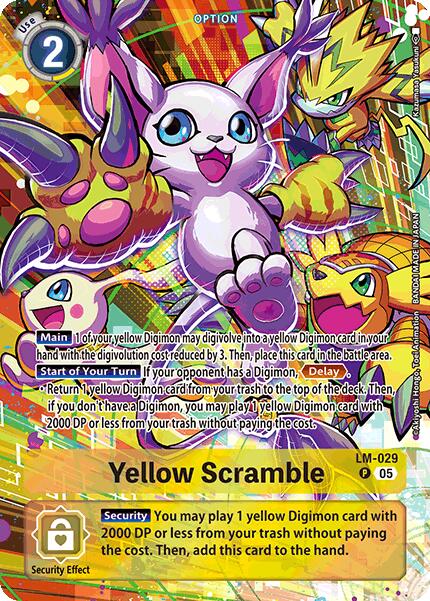 Yellow Scramble [LM-029] (Alternate Art) [Starter Deck: Protector of Light] | Clutch Gaming