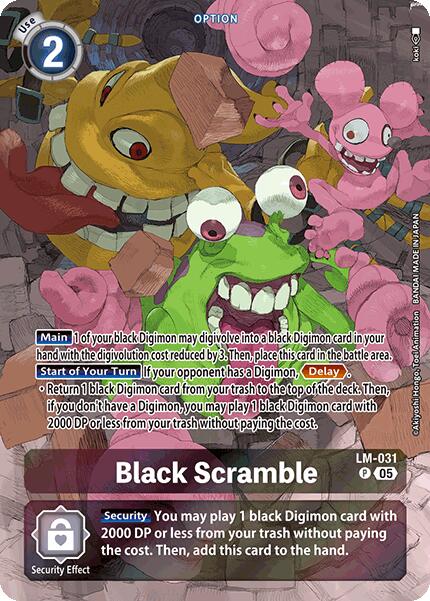 Black Scramble [LM-031] (Alternate Art) [Starter Deck: Hero of Hope] | Clutch Gaming