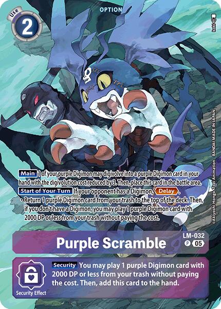 Purple Scramble [LM-032] (Alternate Art) [Starter Deck: Hero of Hope] | Clutch Gaming