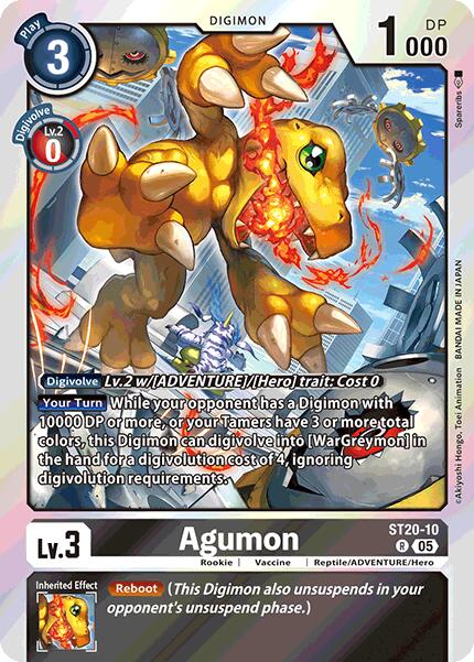 Agumon [ST20-10] [Starter Deck: Protector of Light] | Clutch Gaming