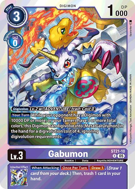 Gabumon [ST21-10] [Starter Deck: Hero of Hope] | Clutch Gaming