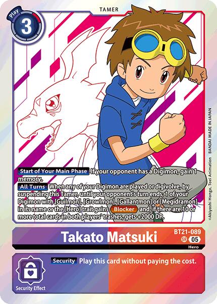 Takato Matsuki [BT21-089] [World Convergence] | Clutch Gaming
