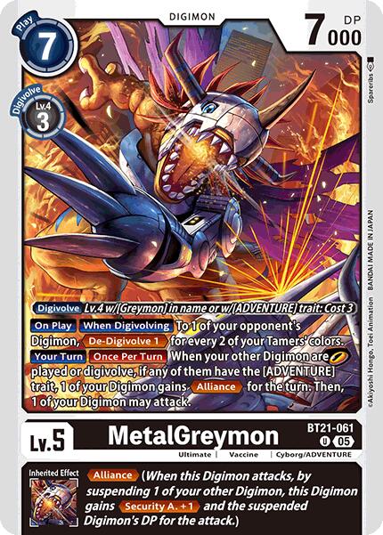 MetalGreymon [BT21-061] [World Convergence] | Clutch Gaming