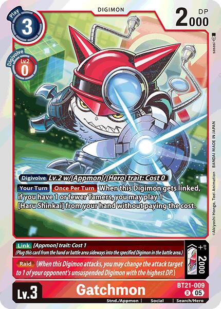 Gatchmon [BT21-009] [World Convergence] | Clutch Gaming