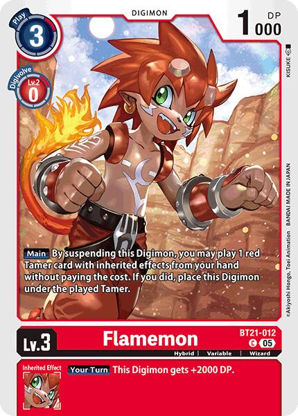 Flamemon [BT21-012] [World Convergence] | Clutch Gaming