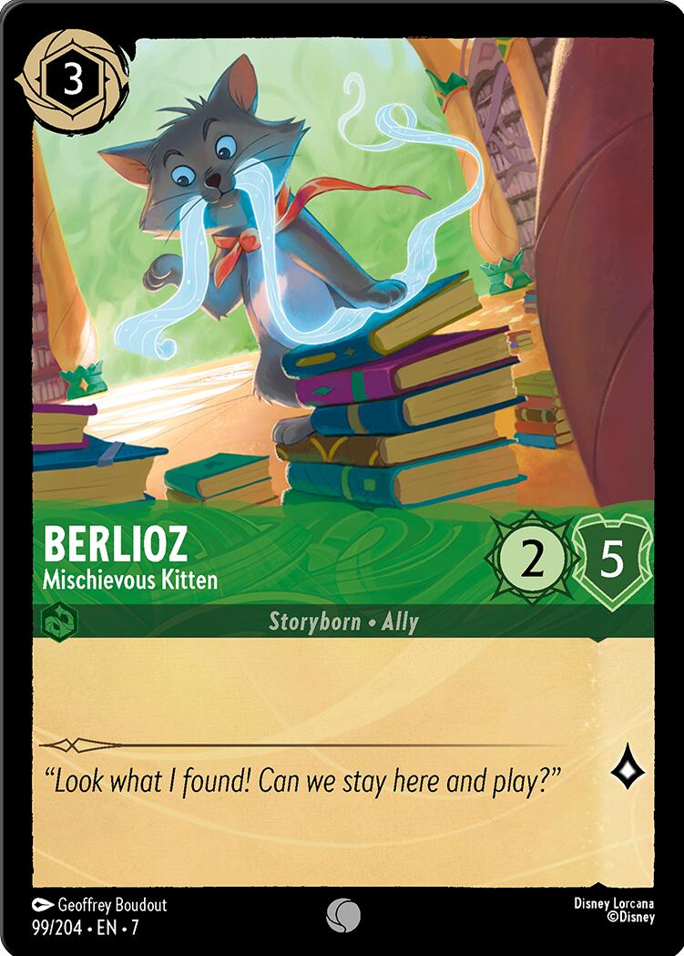 Berlioz - Mischievous Kitten (99/204) [Archazia's Island] | Clutch Gaming