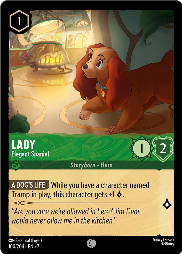 Lady - Elegant Spaniel (100/204) [Archazia's Island] | Clutch Gaming