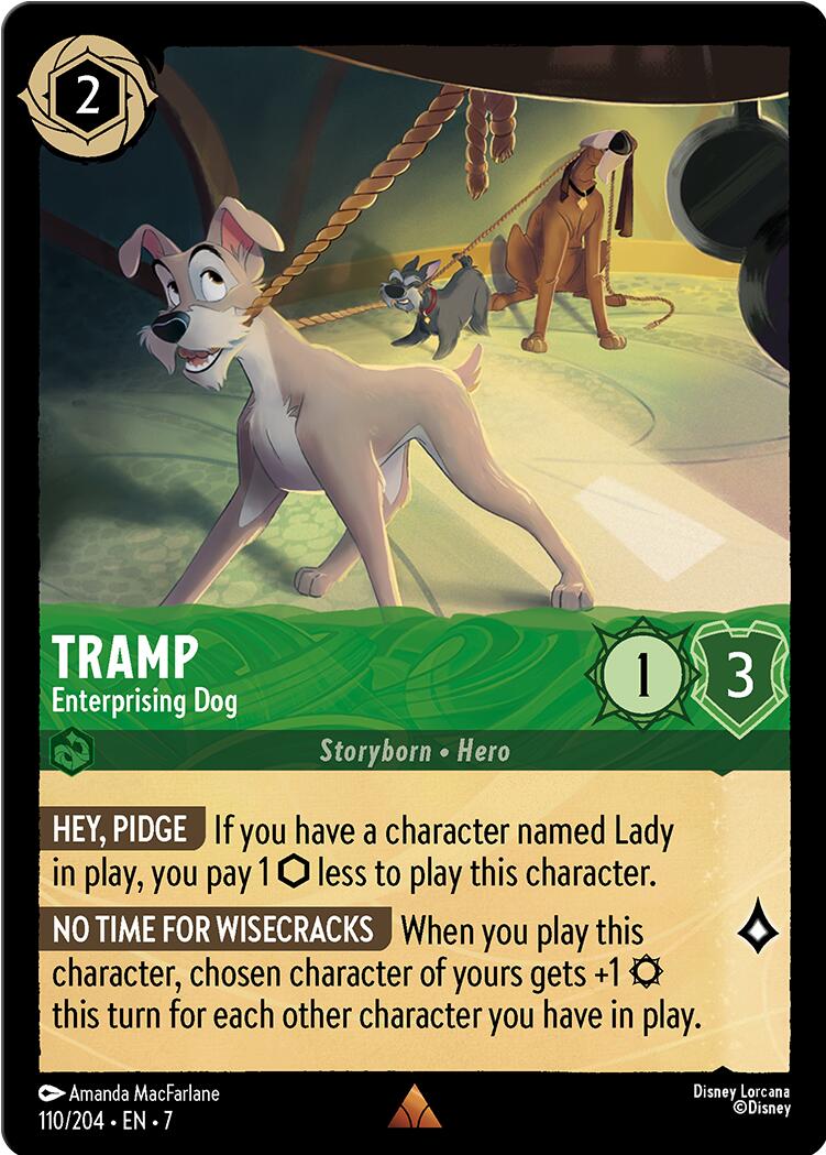 Tramp - Enterprising Dog (110/204) [Archazia's Island] | Clutch Gaming