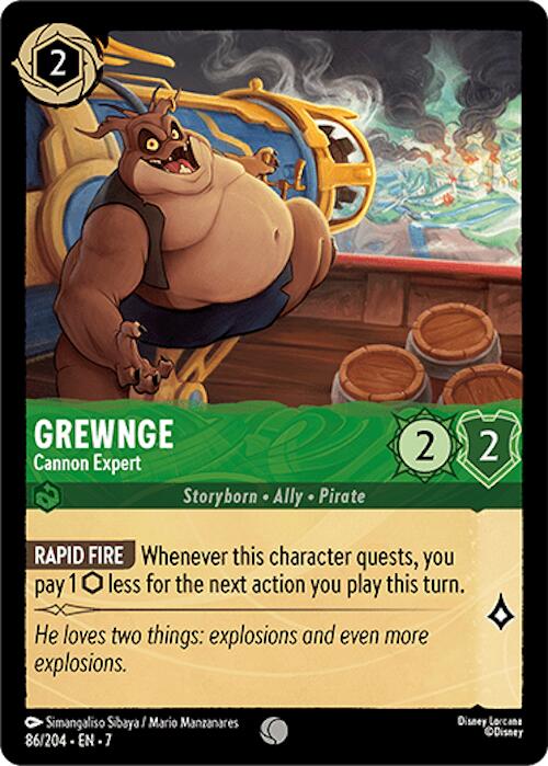 Grewnge - Cannon Expert (86/204) [Archazia's Island] | Clutch Gaming