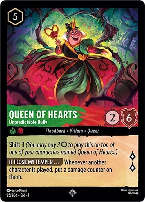 Queen of Hearts - Unpredictable Bully (95/204) [Archazia's Island] | Clutch Gaming