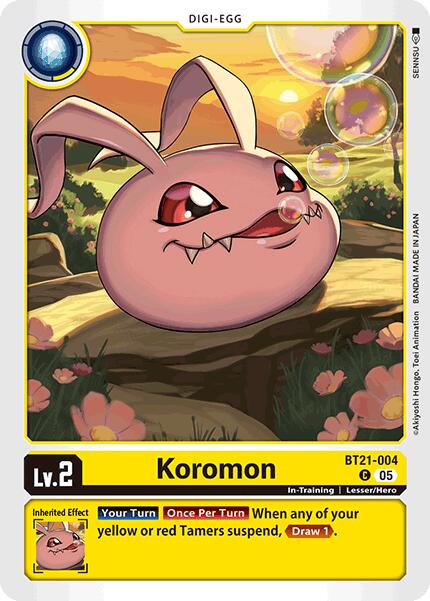 Koromon [BT21-004] [World Convergence] | Clutch Gaming