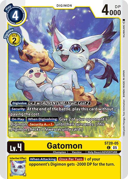 Gatomon [ST20-05] [Starter Deck: Protector of Light] | Clutch Gaming