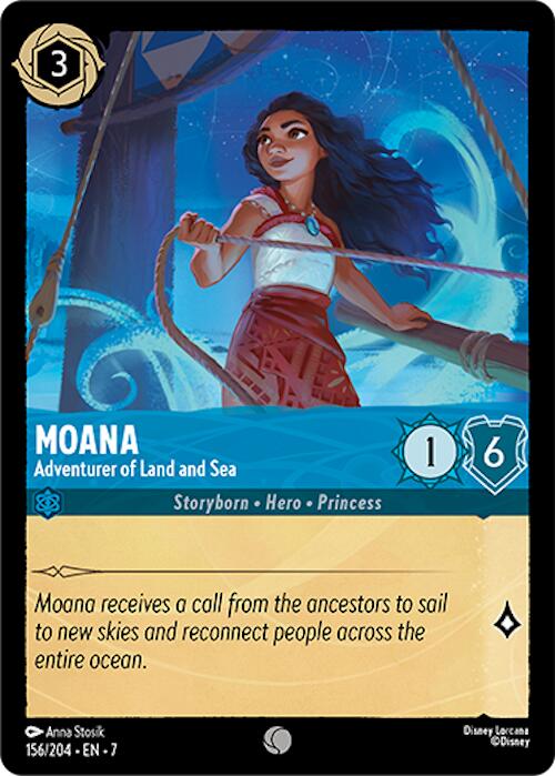 Moana - Adventurer of Land and Sea (156/204) [Archazia's Island] | Clutch Gaming