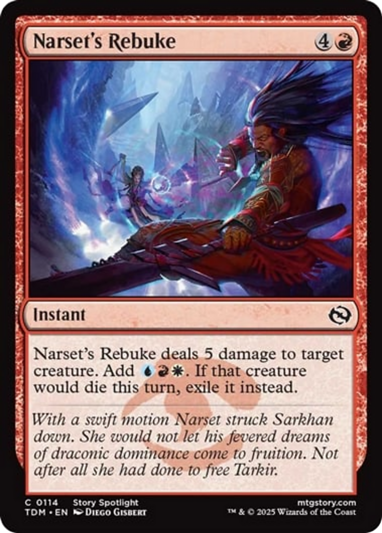 Narset's Rebuke [Tarkir: Dragonstorm] | Clutch Gaming