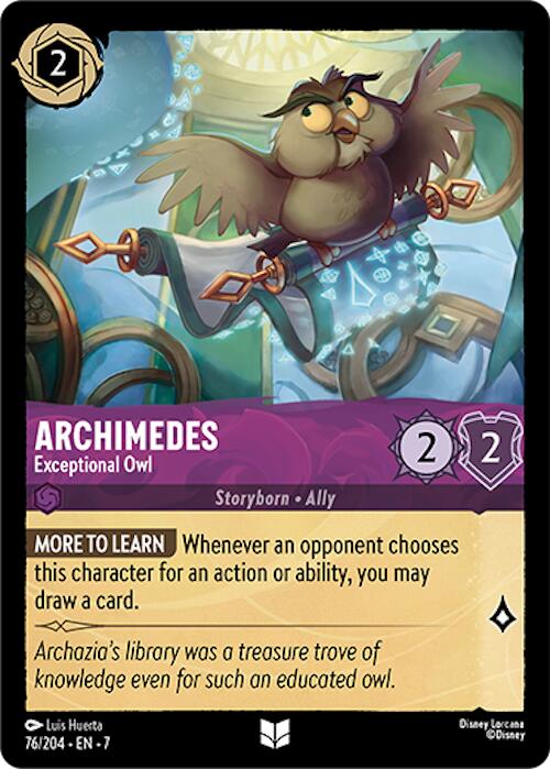 Archimedes - Exceptional Owl (76/204) [Archazia's Island] | Clutch Gaming