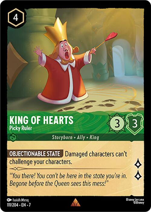 King of Hearts - Picky Ruler (111/204) [Archazia's Island] | Clutch Gaming