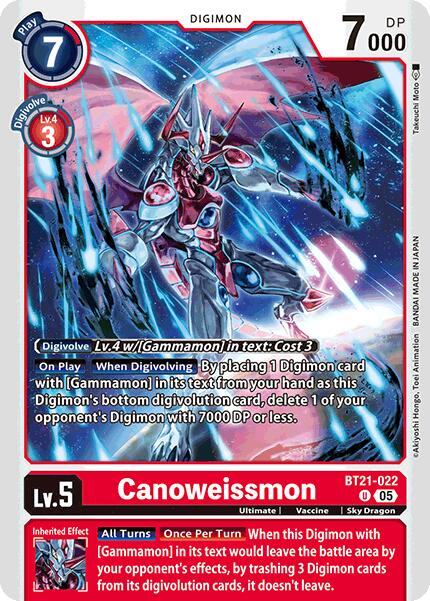 Canoweissmon [BT21-022] [World Convergence] | Clutch Gaming