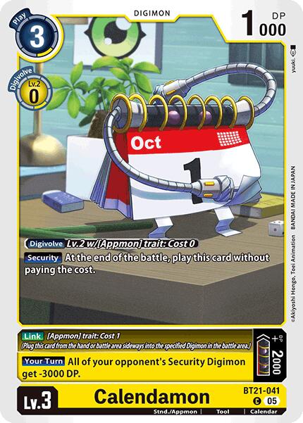Calendamon [BT21-041] [World Convergence] | Clutch Gaming