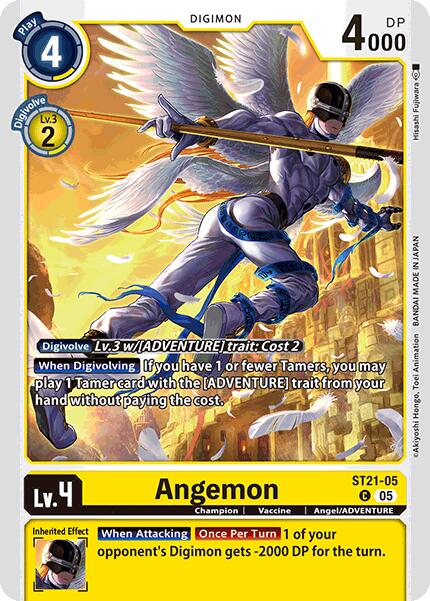 Angemon [ST21-05] [Starter Deck: Hero of Hope] | Clutch Gaming
